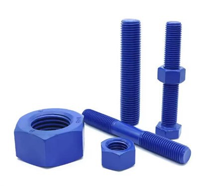 ASME B18.31.3 SA193 B7 / B7M / B16 Xylan 1424 PTFE প্রলিপ্ত স্টাড বোল্ট